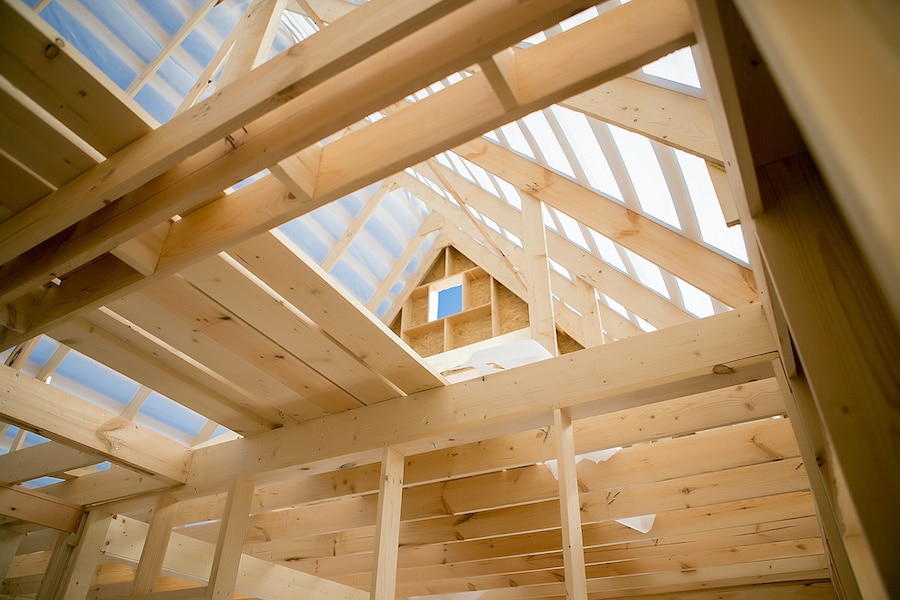 Construction d'une maison ossature en bois